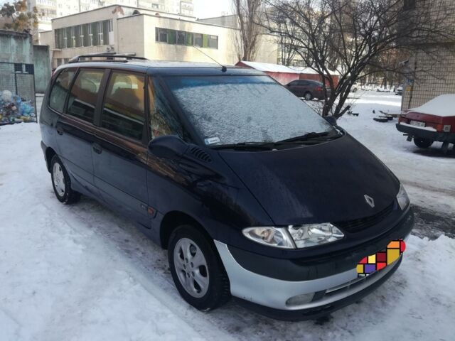 Синій Рено Еспейс, об'ємом двигуна 2 л та пробігом 296 тис. км за 5700 $, фото 1 на Automoto.ua