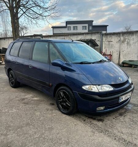 Синий Рено Эспейс, объемом двигателя 2.19 л и пробегом 499 тыс. км за 3900 $, фото 1 на Automoto.ua