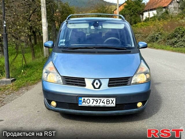 Синий Рено Эспейс, объемом двигателя 1.9 л и пробегом 200 тыс. км за 4500 $, фото 1 на Automoto.ua