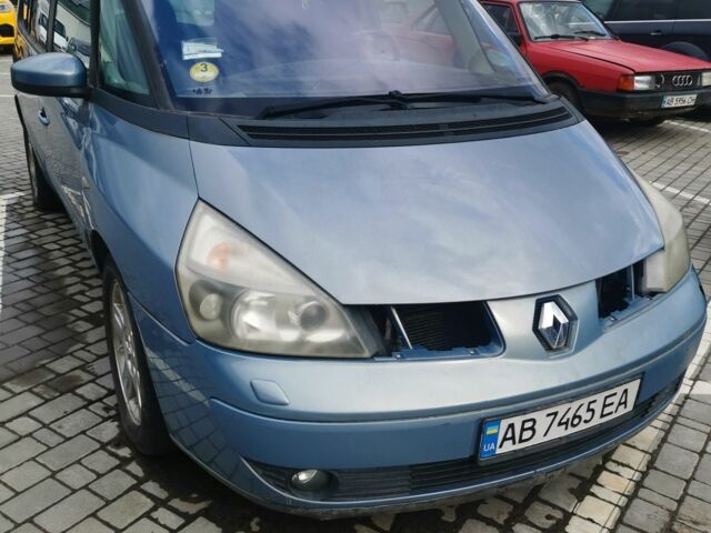 Синій Рено Еспейс, об'ємом двигуна 3 л та пробігом 160 тис. км за 4600 $, фото 1 на Automoto.ua