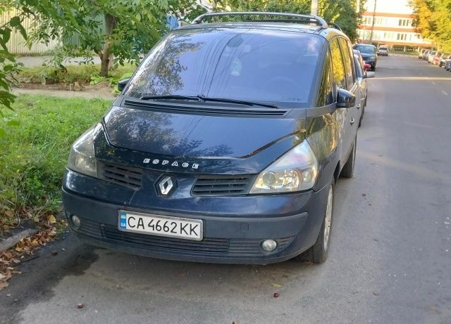 Синій Рено Еспейс, об'ємом двигуна 2.2 л та пробігом 300 тис. км за 2008 $, фото 1 на Automoto.ua