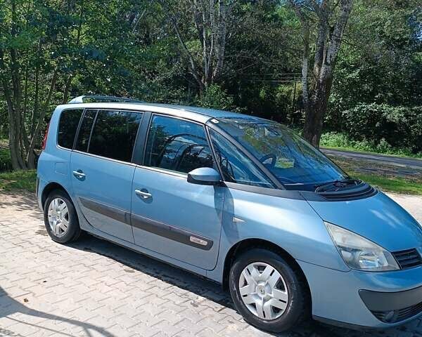 Синій Рено Еспейс, об'ємом двигуна 2 л та пробігом 270 тис. км за 4600 $, фото 1 на Automoto.ua