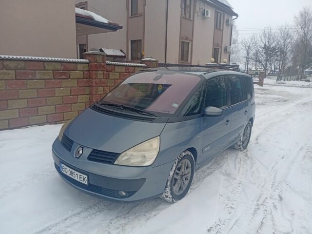 Синий Рено Эспейс, объемом двигателя 2.2 л и пробегом 290 тыс. км за 4200 $, фото 1 на Automoto.ua