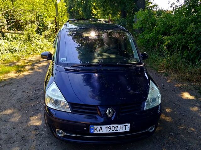 Синій Рено Еспейс, об'ємом двигуна 2 л та пробігом 270 тис. км за 6550 $, фото 1 на Automoto.ua