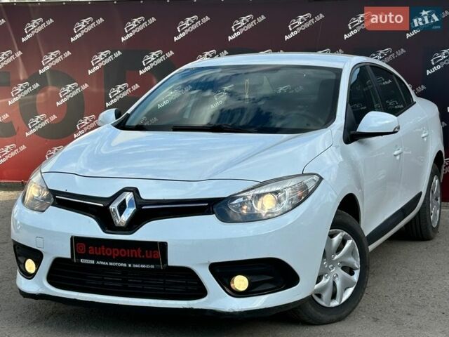 Белый Рено Флюенс, объемом двигателя 1.46 л и пробегом 200 тыс. км за 6500 $, фото 1 на Automoto.ua