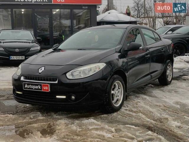 Черный Рено Флюенс, объемом двигателя 1.6 л и пробегом 195 тыс. км за 5890 $, фото 1 на Automoto.ua