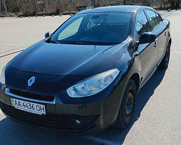 Черный Рено Флюенс, объемом двигателя 1.6 л и пробегом 193 тыс. км за 6350 $, фото 1 на Automoto.ua
