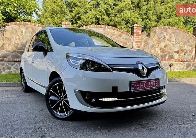 Білий Рено Гранд Сценік, об'ємом двигуна 1.2 л та пробігом 177 тис. км за 6999 $, фото 1 на Automoto.ua