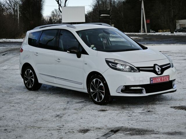 Белый Рено Гранд Сценик, объемом двигателя 1.6 л и пробегом 184 тыс. км за 11500 $, фото 1 на Automoto.ua