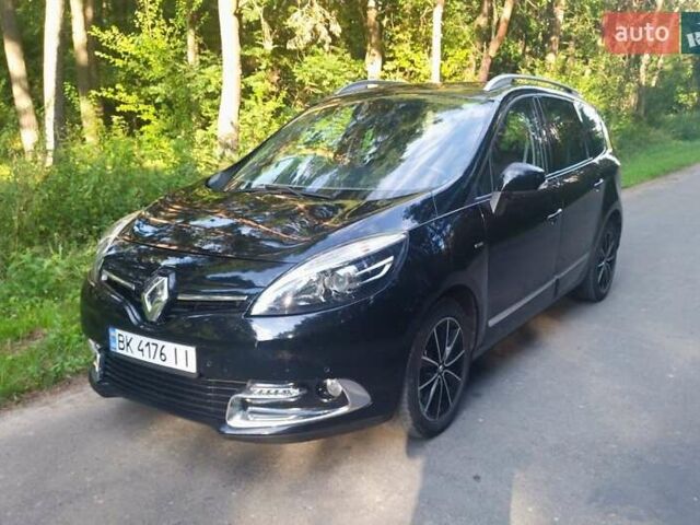 Черный Рено Гранд Сценик, объемом двигателя 1.5 л и пробегом 219 тыс. км за 11500 $, фото 1 на Automoto.ua