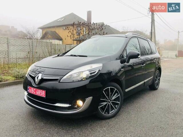 Черный Рено Гранд Сценик, объемом двигателя 1.6 л и пробегом 243 тыс. км за 10300 $, фото 1 на Automoto.ua