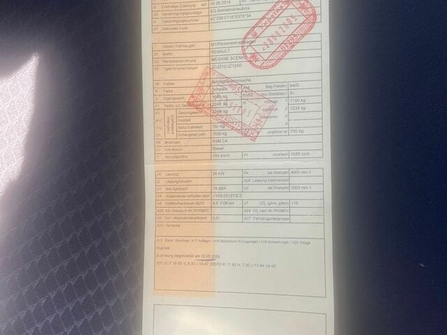 Черный Рено Гранд Сценик, объемом двигателя 1.6 л и пробегом 235 тыс. км за 8700 $, фото 1 на Automoto.ua