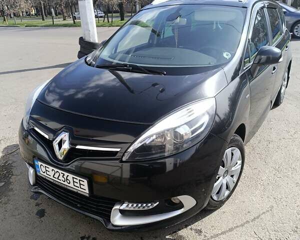 Черный Рено Гранд Сценик, объемом двигателя 1.5 л и пробегом 217 тыс. км за 9500 $, фото 1 на Automoto.ua