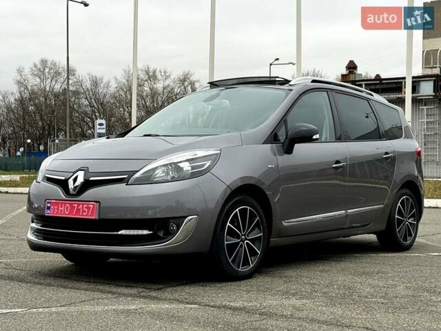 Сірий Рено Гранд Сценік, об'ємом двигуна 1.5 л та пробігом 168 тис. км за 10950 $, фото 1 на Automoto.ua