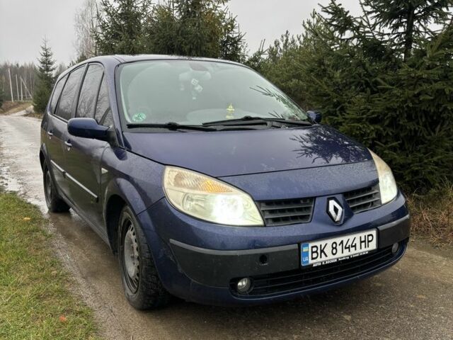 Синий Рено Гранд Сценик, объемом двигателя 1.6 л и пробегом 359 тыс. км за 4650 $, фото 1 на Automoto.ua