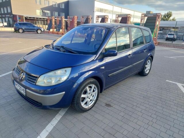 Синий Рено Гранд Сценик, объемом двигателя 1.6 л и пробегом 220 тыс. км за 4500 $, фото 1 на Automoto.ua