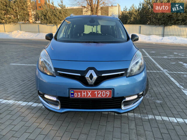Синий Рено Гранд Сценик, объемом двигателя 1.6 л и пробегом 249 тыс. км за 11900 $, фото 1 на Automoto.ua