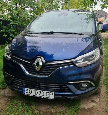 Синий Рено Гранд Сценик, объемом двигателя 1.6 л и пробегом 230 тыс. км за 16000 $, фото 1 на Automoto.ua