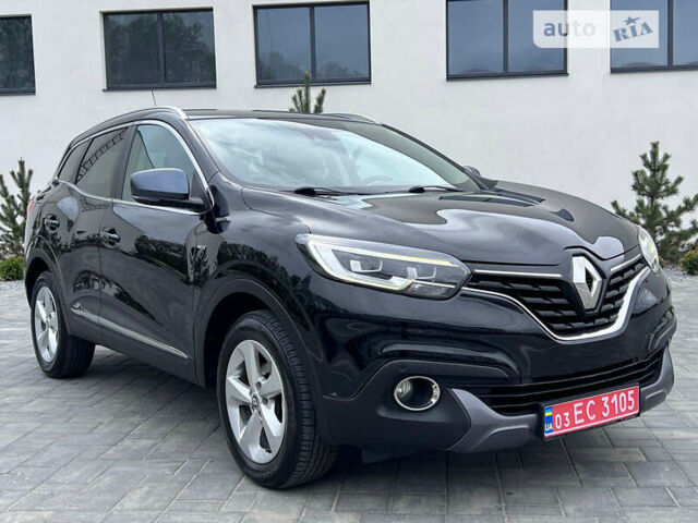 Черный Рено Kadjar, объемом двигателя 1.6 л и пробегом 161 тыс. км за 14999 $, фото 1 на Automoto.ua