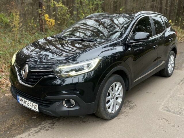 Черный Рено Kadjar, объемом двигателя 1.5 л и пробегом 260 тыс. км за 14300 $, фото 1 на Automoto.ua