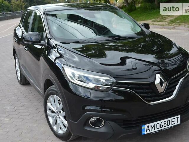 Чорний Рено Kadjar, об'ємом двигуна 1.5 л та пробігом 178 тис. км за 16450 $, фото 1 на Automoto.ua