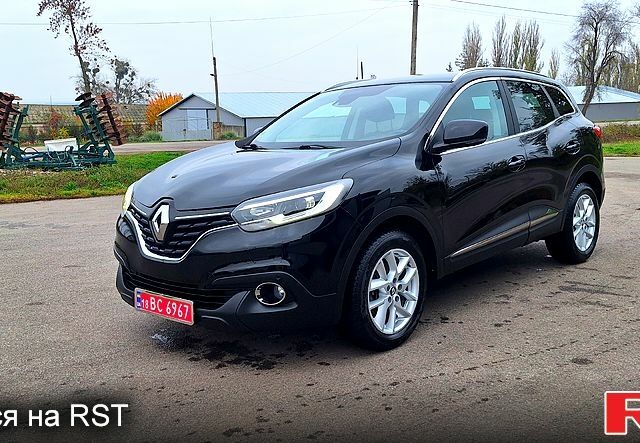 Черный Рено Kadjar, объемом двигателя 1.5 л и пробегом 120 тыс. км за 16300 $, фото 1 на Automoto.ua