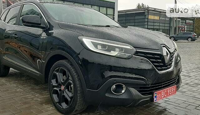 Чорний Рено Kadjar, об'ємом двигуна 1.5 л та пробігом 157 тис. км за 17500 $, фото 1 на Automoto.ua