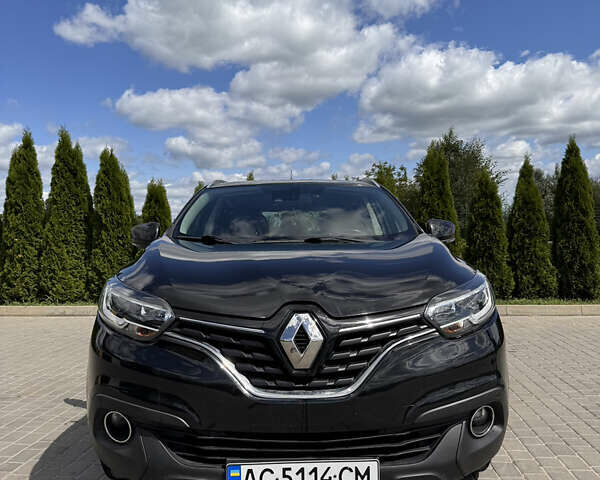 Черный Рено Kadjar, объемом двигателя 1.46 л и пробегом 121 тыс. км за 16100 $, фото 1 на Automoto.ua