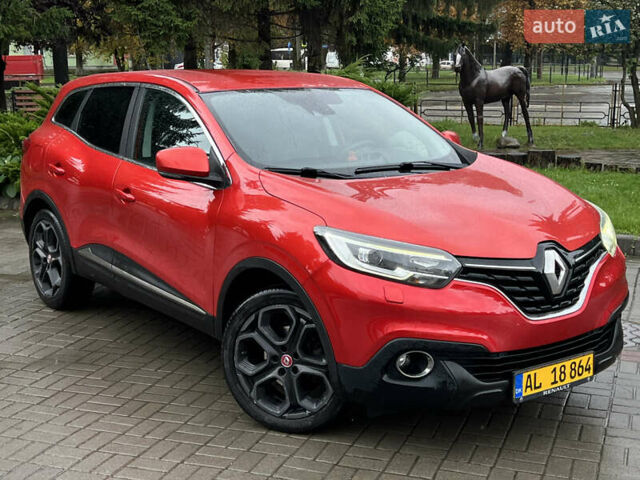 Красный Рено Kadjar, объемом двигателя 1.5 л и пробегом 195 тыс. км за 14444 $, фото 1 на Automoto.ua