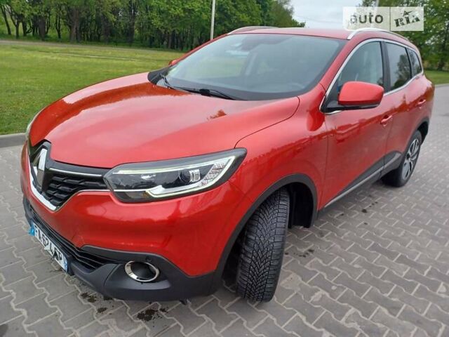 Красный Рено Kadjar, объемом двигателя 1.5 л и пробегом 194 тыс. км за 16199 $, фото 1 на Automoto.ua