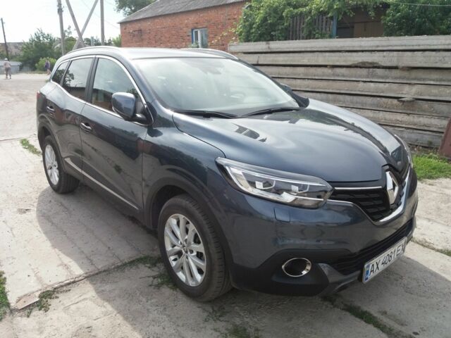 Серый Рено Kadjar, объемом двигателя 1.5 л и пробегом 104 тыс. км за 16556 $, фото 1 на Automoto.ua