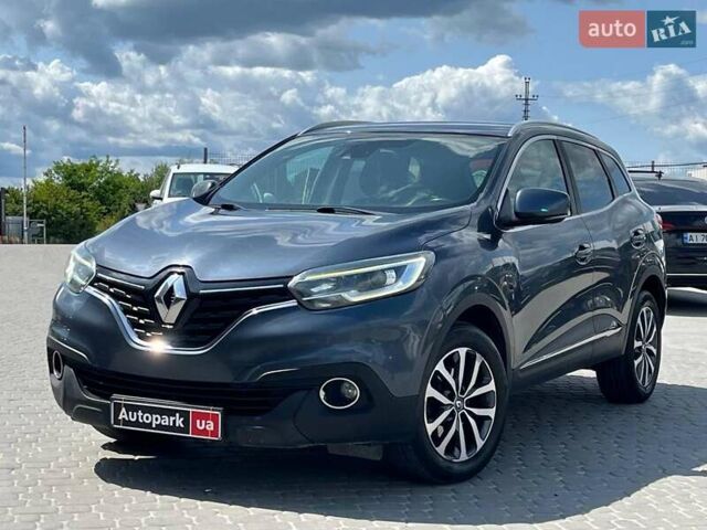 Серый Рено Kadjar, объемом двигателя 1.5 л и пробегом 238 тыс. км за 14150 $, фото 1 на Automoto.ua
