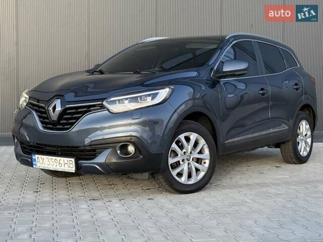 Серый Рено Kadjar, объемом двигателя 1.46 л и пробегом 124 тыс. км за 16500 $, фото 1 на Automoto.ua