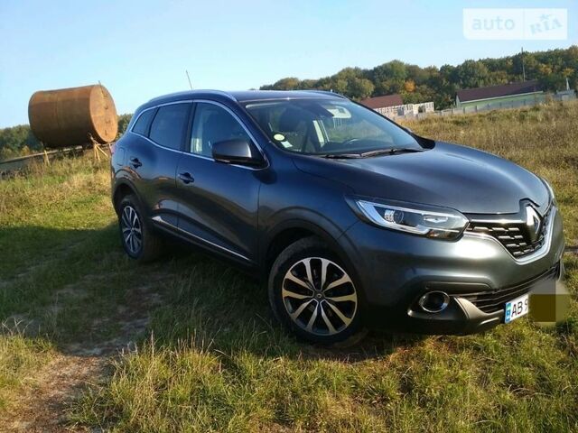 Сірий Рено Kadjar, об'ємом двигуна 1.6 л та пробігом 88 тис. км за 18900 $, фото 1 на Automoto.ua