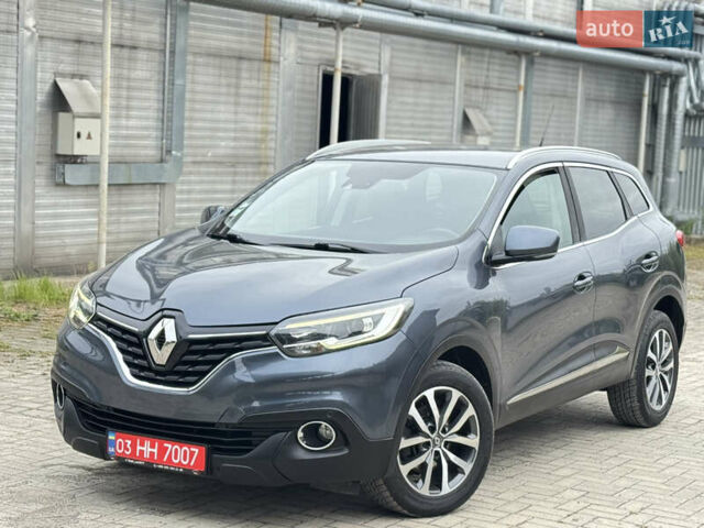 Синий Рено Kadjar, объемом двигателя 1.5 л и пробегом 215 тыс. км за 13950 $, фото 1 на Automoto.ua