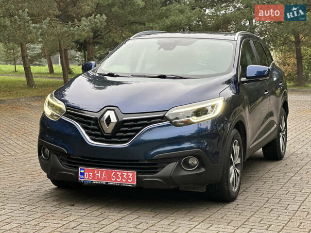 Синий Рено Kadjar, объемом двигателя 1.5 л и пробегом 195 тыс. км за 15900 $, фото 1 на Automoto.ua