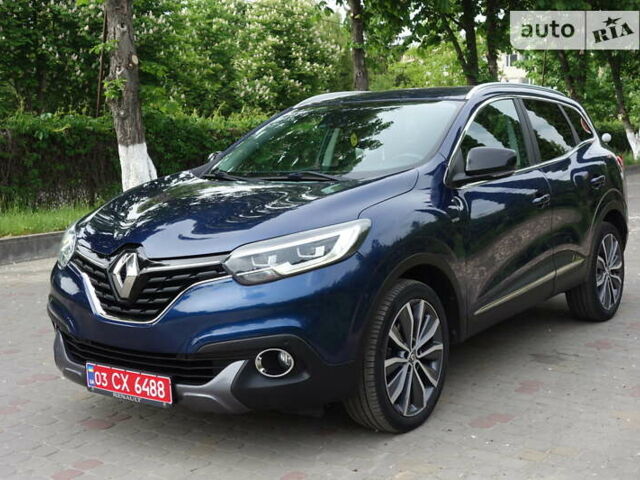 Синій Рено Kadjar, об'ємом двигуна 1.5 л та пробігом 208 тис. км за 15499 $, фото 1 на Automoto.ua