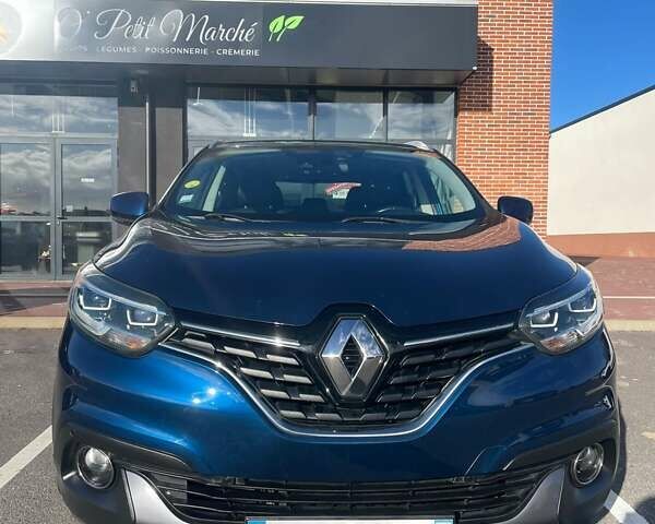 Синий Рено Kadjar, объемом двигателя 1.6 л и пробегом 194 тыс. км за 16700 $, фото 1 на Automoto.ua