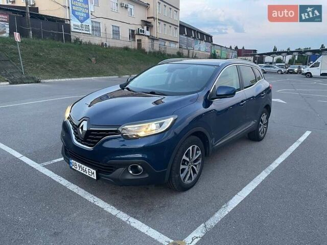 Синий Рено Kadjar, объемом двигателя 1.46 л и пробегом 210 тыс. км за 16000 $, фото 1 на Automoto.ua