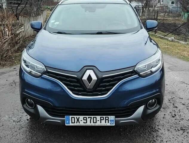 Синий Рено Kadjar, объемом двигателя 1.46 л и пробегом 199 тыс. км за 14700 $, фото 1 на Automoto.ua