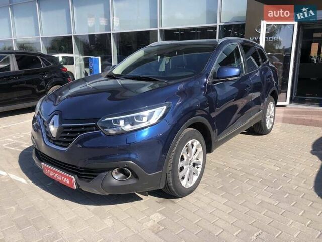 Синий Рено Kadjar, объемом двигателя 1.46 л и пробегом 185 тыс. км за 15300 $, фото 1 на Automoto.ua