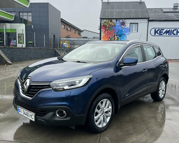 Синий Рено Kadjar, объемом двигателя 1.46 л и пробегом 88 тыс. км за 17400 $, фото 1 на Automoto.ua