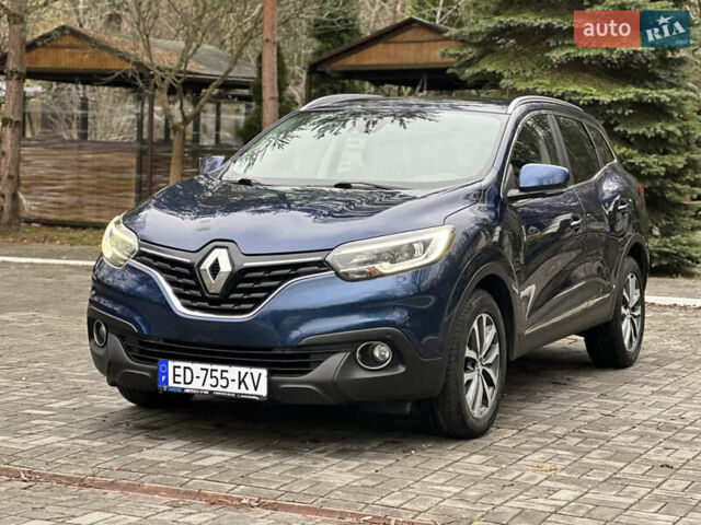 Синий Рено Kadjar, объемом двигателя 1.5 л и пробегом 195 тыс. км за 15200 $, фото 1 на Automoto.ua