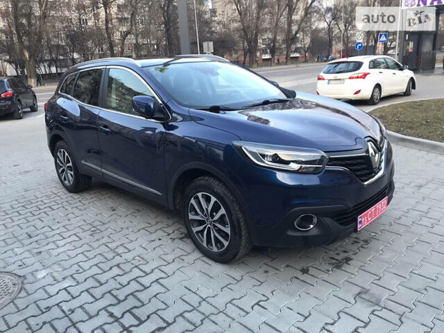 Синий Рено Kadjar, объемом двигателя 1.5 л и пробегом 170 тыс. км за 15300 $, фото 1 на Automoto.ua