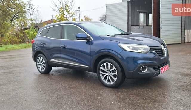 Синий Рено Kadjar, объемом двигателя 1.5 л и пробегом 188 тыс. км за 15500 $, фото 1 на Automoto.ua