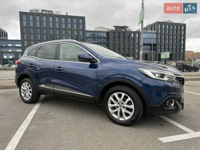 Синий Рено Kadjar, объемом двигателя 1.2 л и пробегом 132 тыс. км за 13950 $, фото 1 на Automoto.ua
