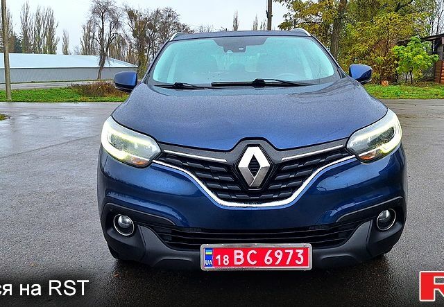Синий Рено Kadjar, объемом двигателя 1.5 л и пробегом 188 тыс. км за 15500 $, фото 1 на Automoto.ua