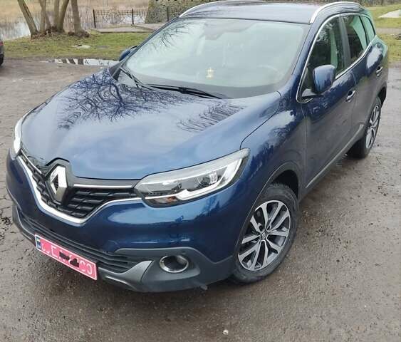 Синий Рено Kadjar, объемом двигателя 1.5 л и пробегом 111 тыс. км за 17800 $, фото 1 на Automoto.ua