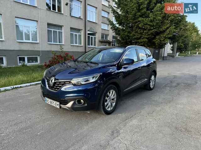 Синий Рено Kadjar, объемом двигателя 1.46 л и пробегом 209 тыс. км за 15900 $, фото 1 на Automoto.ua