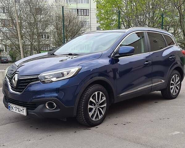 Синий Рено Kadjar, объемом двигателя 1.5 л и пробегом 160 тыс. км за 17700 $, фото 1 на Automoto.ua